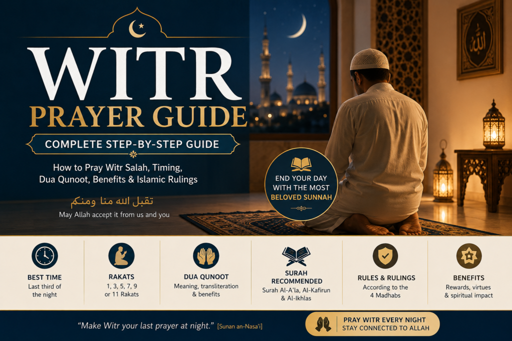 witr prayer guide